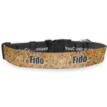 Thanksgiving Deluxe Dog Collar - Double Extra Large (20.5" to 35") (Personalized)