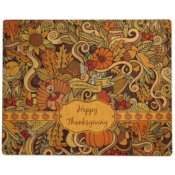 Thanksgiving Dog Food Mat - Large without Bowls