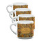 Thanksgiving Double Shot Espresso Mugs - Set of 4 Front