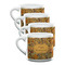 Thanksgiving Double Shot Espresso Cups - Set of 4