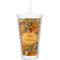 Thanksgiving Double Wall Tumbler with Straw (Personalized)