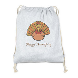 Thanksgiving Drawstring Backpack - Sweatshirt Fleece