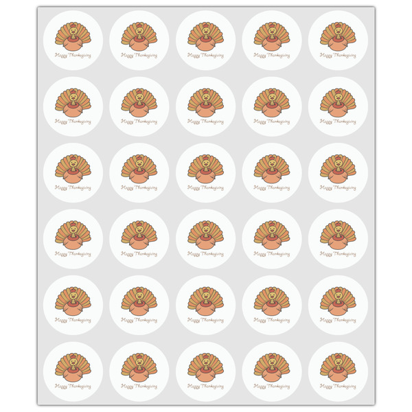 Thanksgiving Drink Topper - XSmall - Set of 30