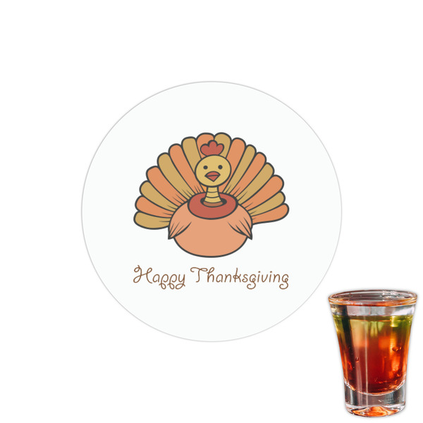 Custom Thanksgiving Printed Drink Topper - 1.5"