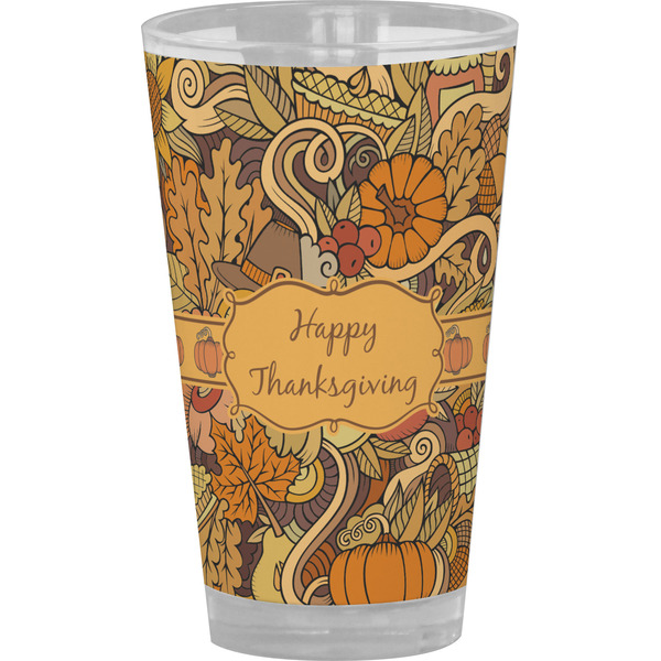 Custom Thanksgiving Pint Glass - Full Color
