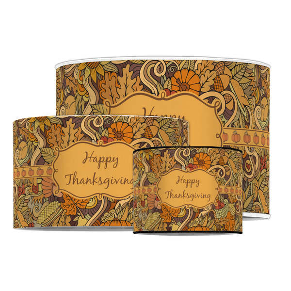 Thanksgiving Drum Lampshades - MAIN