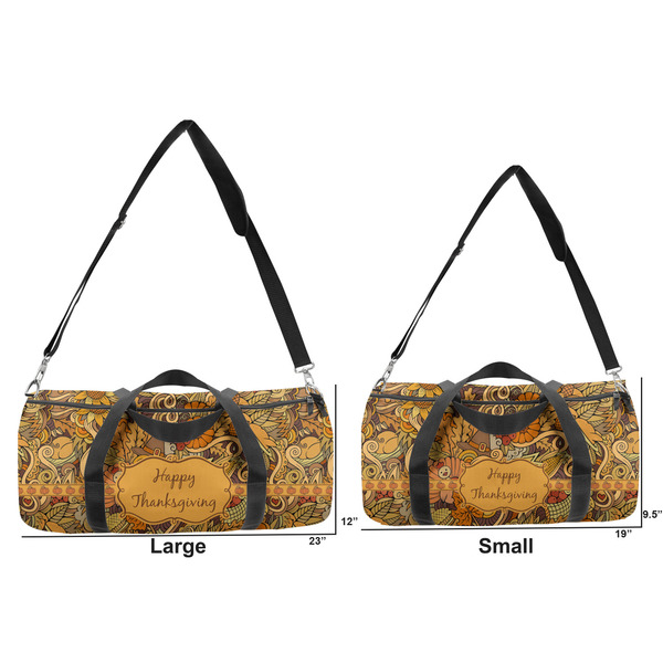 Thanksgiving Duffle Bag Small and Large