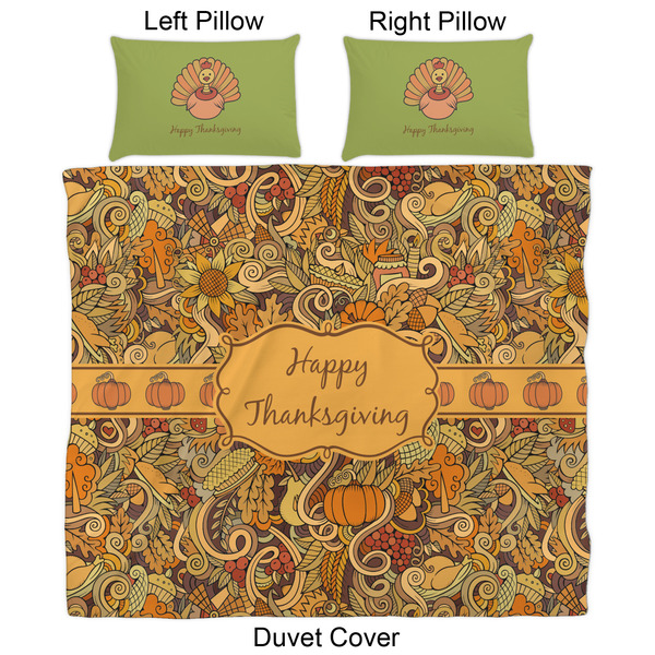Thanksgiving Duvet Cover Set - King - Approval