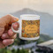 Thanksgiving Espresso Cup - 3oz LIFESTYLE (new hand)