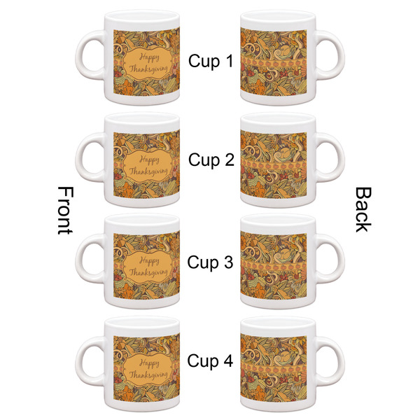 Thanksgiving Espresso Cup Set of 4 - Apvl