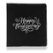 Thanksgiving Leather Binder - 1" - Black - Front View