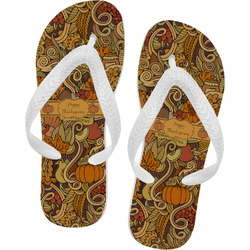 Thanksgiving Flip Flops - Small (Personalized)