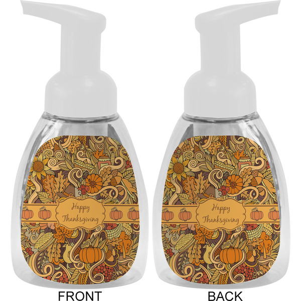 Thanksgiving Foam Soap Bottle Approval - White