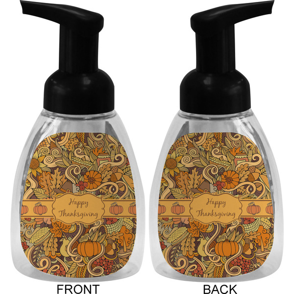 Thanksgiving Foam Soap Bottle (Front & Back)