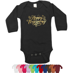 Thanksgiving Bodysuit w/Foil - Long Sleeves (Personalized)