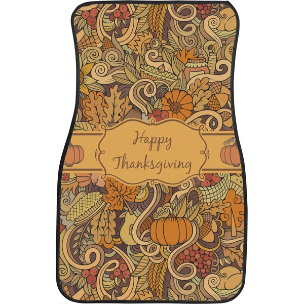Thanksgiving Front Seat Car Mat