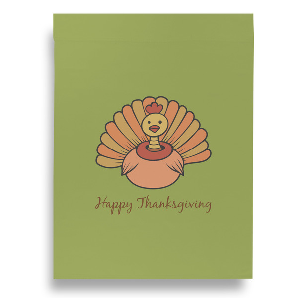 Thanksgiving Garden Flags - Large - Double Sided - BACK