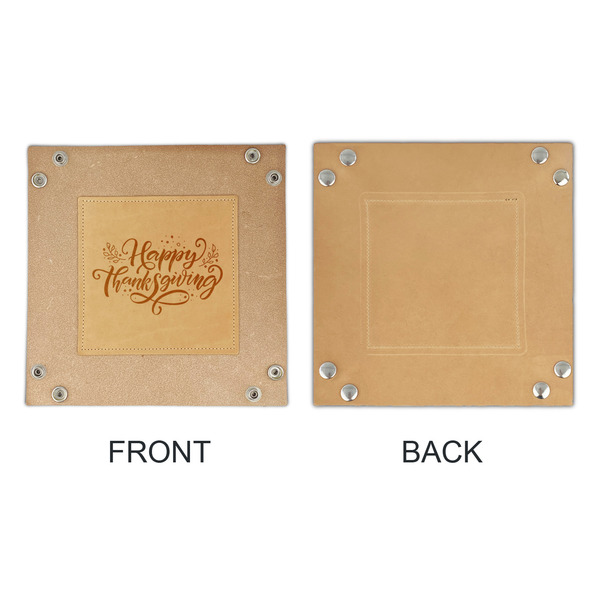 Thanksgiving Genuine Leather Valet Trays - APPROVAL