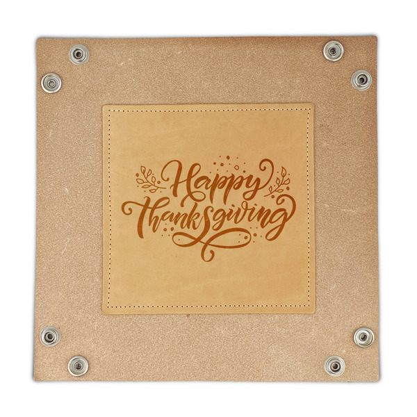 Thanksgiving Genuine Leather Valet Trays - FRONT