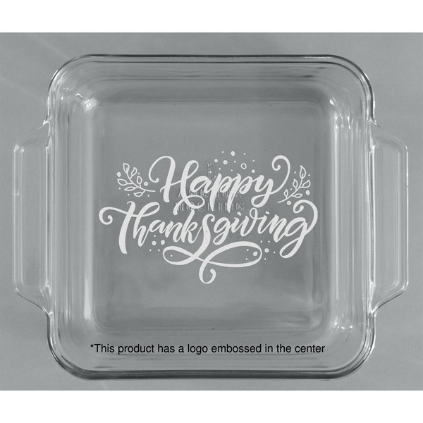 Thanksgiving Glass Cake Dish - APPROVAL (8x8)