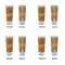 Thanksgiving Glass Shot Glass - 2 oz - Set of 4 - APPROVAL