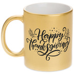 Thanksgiving Metallic Mug