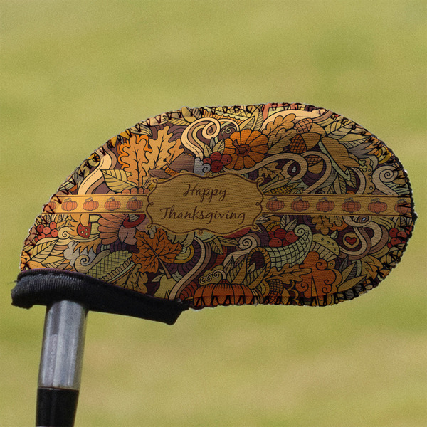 Custom Thanksgiving Golf Club Iron Cover
