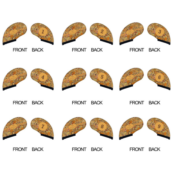 Thanksgiving Golf Club Covers - APPROVAL (set of 9)