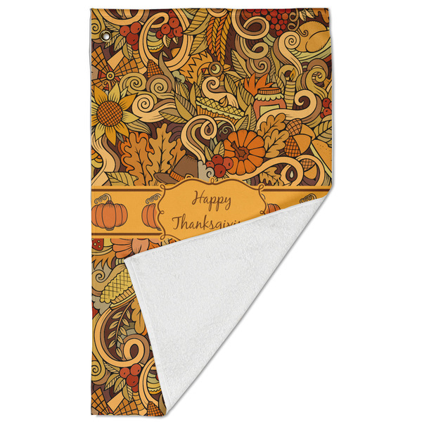 Thanksgiving Golf Towel - Folded (Large)