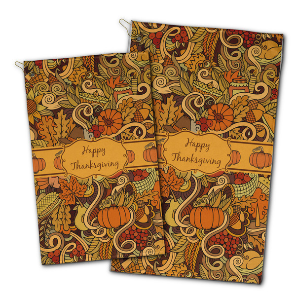 Thanksgiving Golf Towel - PARENT (small and large)