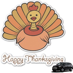 Thanksgiving Graphic Car Decal (Personalized)