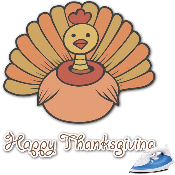 Custom Thanksgiving Graphic Iron On Transfer - Up to 15"x15" (Personalized)