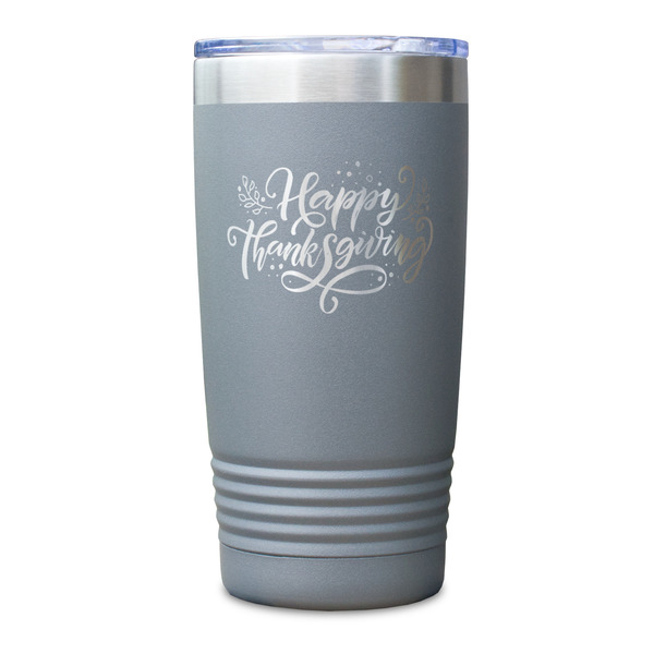Thanksgiving Gray Polar Camel Tumbler - 20oz - Single Sided - Approval