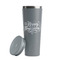 Thanksgiving Grey RTIC Everyday Tumbler - 28 oz. - Lid Off