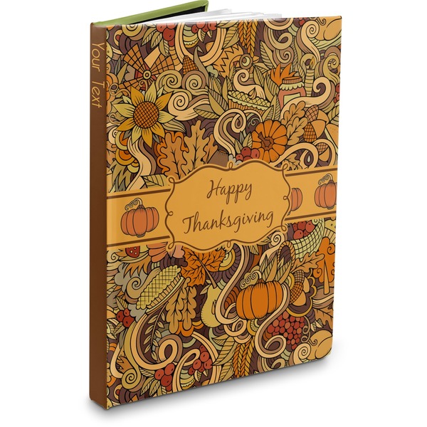 Custom Thanksgiving Hardbound Journal - 7.25" x 10" (Personalized)