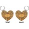 Thanksgiving Heart Keychain (Front + Back)