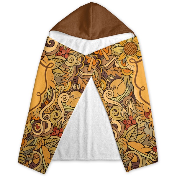 Thanksgiving Hooded Towel - Folded