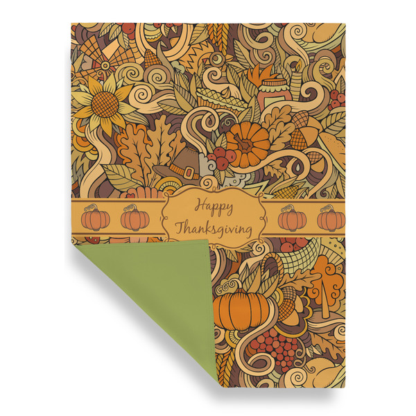Thanksgiving House Flags - Double Sided - FRONT FOLDED