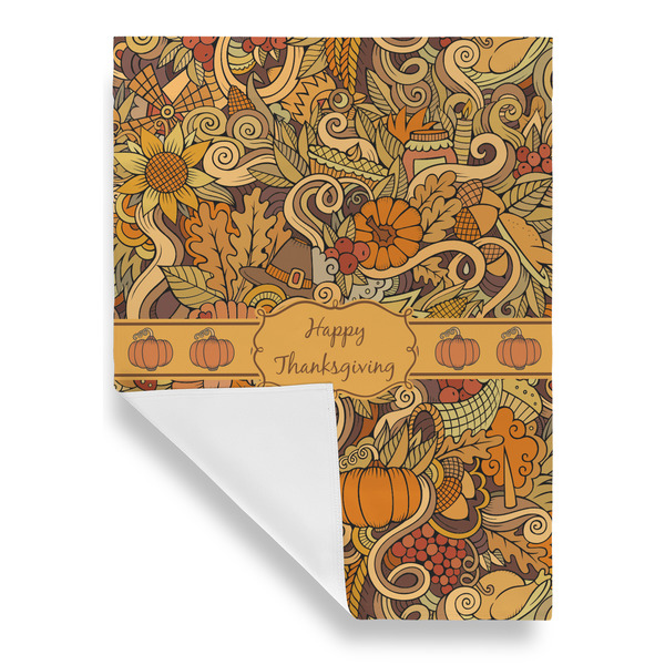 Thanksgiving House Flags - Single Sided - FRONT FOLDED