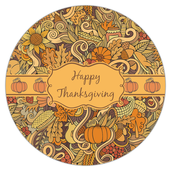 Thanksgiving Icing Circle - Large - Single