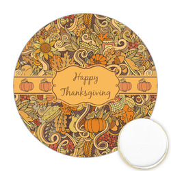 Thanksgiving Printed Cookie Topper - Round