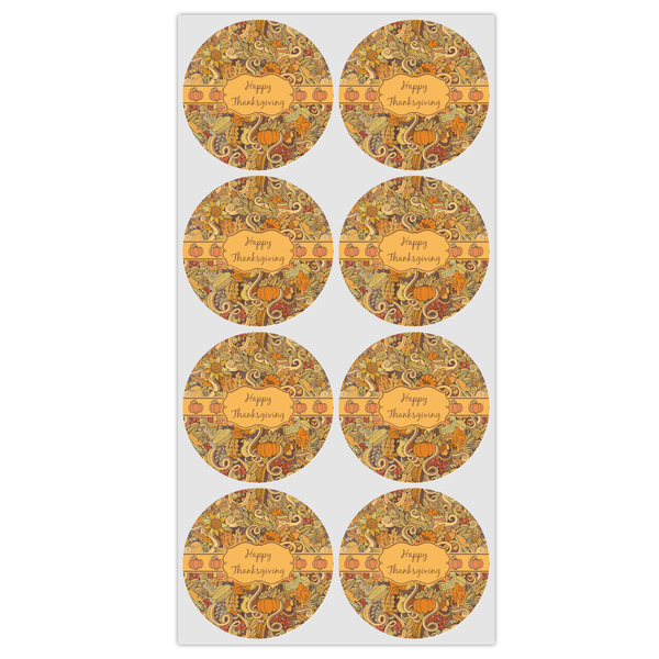 Thanksgiving Icing Circle - Medium - Set of 8
