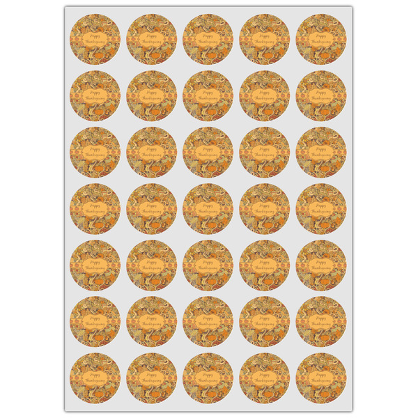 Thanksgiving Icing Circle - XSmall - Set of 35