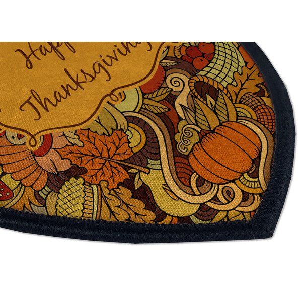 Thanksgiving Iron on Shield 3 Detail