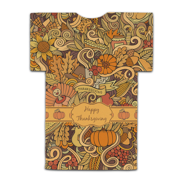 Thanksgiving Jersey Bottle Cooler - BACK (flat)