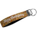 Thanksgiving Webbing Keychain Fob - Small (Personalized)