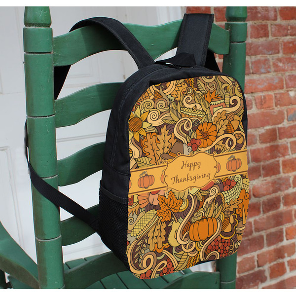 Thanksgiving Kids Backpack - In Context