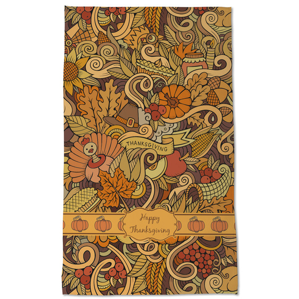 Thanksgiving Kitchen Towel - Poly Cotton - Full Front