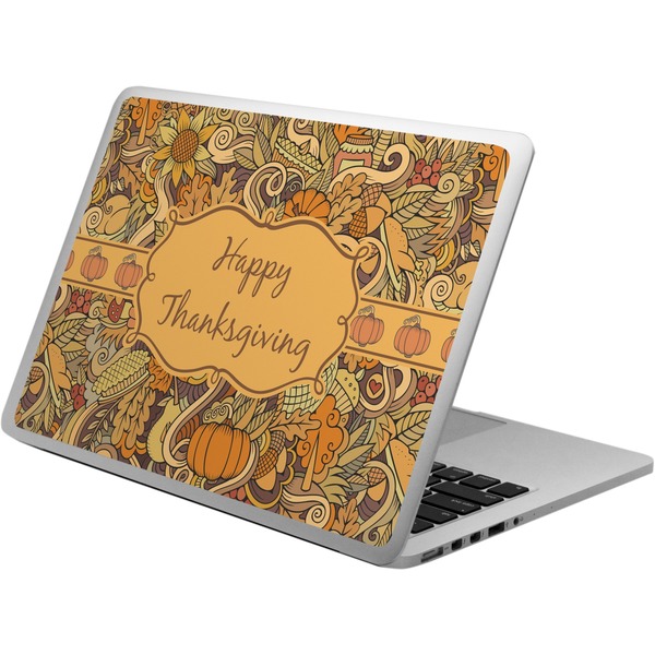 Custom Thanksgiving Laptop Skin - Custom Sized (Personalized)