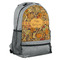 Thanksgiving Large Backpack - Gray - Angled View